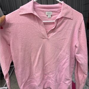 J. Crew Soft Pink Knit Top